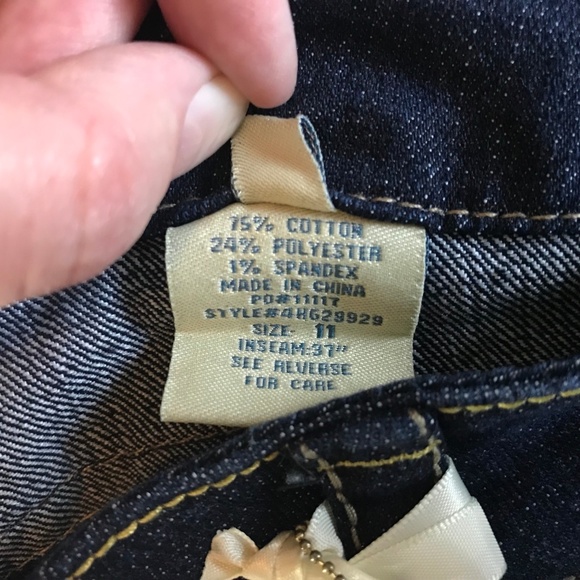 NWT Paris Blues Bootcut Jeans, 11 TALL - Picture 6 of 6